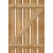 Ekena Millwork Spaced Board-n-Batten Shutters w/Z-Bar, Rough Sawn Western Red Cedar, 28 7/8W x 42H, PR RBS06Z29X042RWR - alternate 5